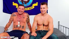 Timid Merriil Patterson Drilled By Tatted Muscle
