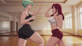 Cunt Busting Stories #14B: Amazon Duel of Swollen Heat (Animated)