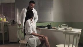 The Naughty&#x1F608; Nurse Takes It All in the Doctor's Office