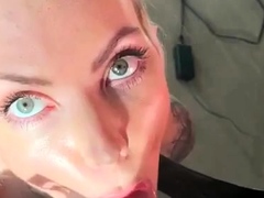 Amateur Blonde Blowjob CIM