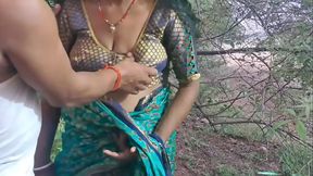 Desi Hot santhali bhabhi outdoor fucking i