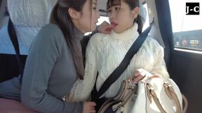 Two Women Share a Daring Date of Wet Kisses and Forbidden Desire - a