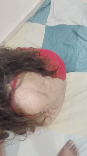 Riya Fantasy #4 Blowjob in Red Dress