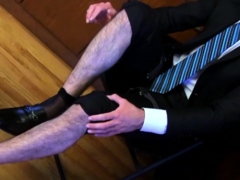 Solo Foot Worship In Sheer Stockings