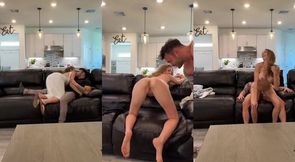 I Was So Horny And Came Home To Find Him On The Couch -TheJensensPlay