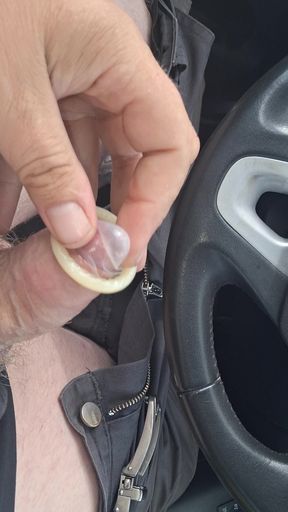 Masturbation in the car