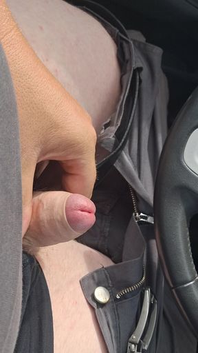 Masturbation in the car