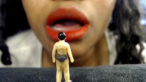 Tiny Dentist Fixed Giant Teeth - a Battle of Trust, Shrinking Fetish and Mouth Fetish