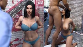 Bigtits Slutty Cop Fucked By A Big Cock Guy And Creampied - Visual Novel