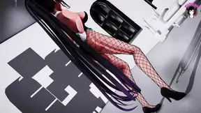 Big Tits Sexy Bunny Girl Dancing Lamb In Mesh tights (3D HENTAI)