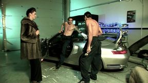 big tit brunette jodie james has an oily anal dp