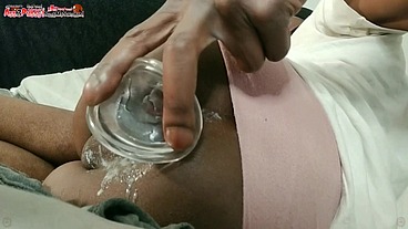 *MEMBERS ONLY* [FULL SCENE] Prison Boy In Skirt Plumps His Asshole Before Close-up Deep Dildo Session - Starring DJ ButtPussy