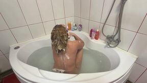 Breath Holding Underwater, Hair Wash and Rinse with Vinegar