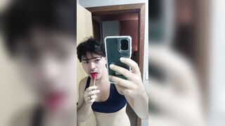 FEMBOY WEARING SUNDRESS SPARKS ULTRA-KINKY DREAM