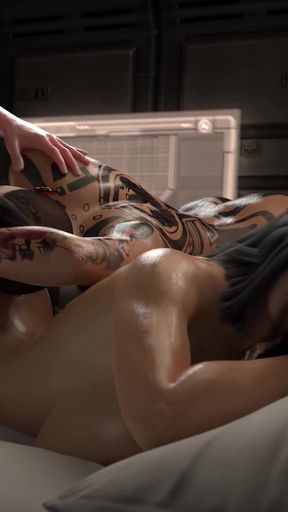 Must-see moment from &quot;3D futa threesome compilation&quot;