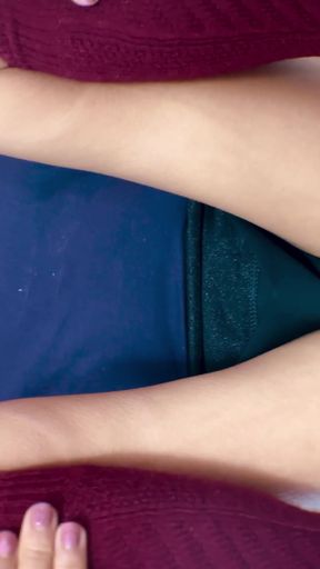 Key moment from "Innocent Mexican Teen Tasting AssCaramel Right in the Mouth from her DIRTY Ass"