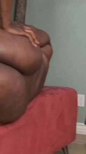 She loves feeling his balls hitting her big ass