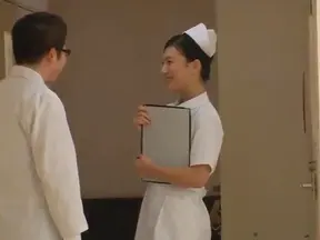 Delicious Japanese Nurse Keeps Three Patients Happy With Her Sweet Skills