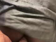 Chocolate Ass bouncing on Dildo (TS PublicPrincess)