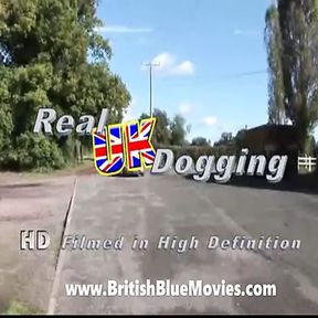 British Dogging - Teen BBW in a car park being fucked