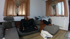 Double Pleasure with MilfyCalla &ndash_ Episode 13 of 47 &ndash_ Solo Tease with Toys &amp_ Stockings