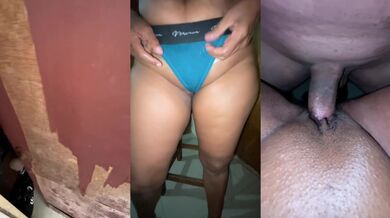 Me llama la vecina para ver sus pantis nuevos y terminamos follando