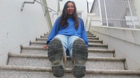 14 HOURS IN DEADLY STINKY CONSTRUCTION BOOTS