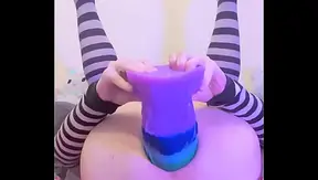 Raine the Femboy Stretches Wide for Four Huge Dildos – Mind-Blowing Capacity