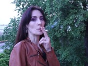 Hot Milf Public Smoking Fetish