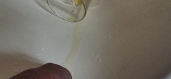 Little pee in the sink