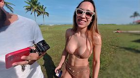 POV Selvagem: Fodemos em P&uacute_blico na Praia, com Boquete e Lesbo