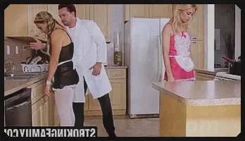 MILF Stepmom & Teen Threesome Blowjob Fantasy