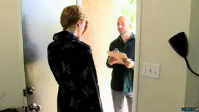 Hung David Chase fantasizes about fucking blond Hunter Starr