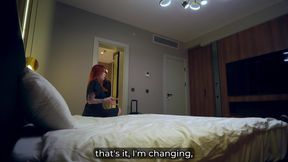 Step Mom Shares Bed with Step Son in 4K Hotel Fantasy-wild Night!