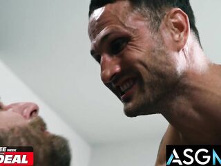 DISRUPTIVE FILMS - Pervert CAUGHT Jerking In Neighbour's Yard Leads To COARSE Pounding