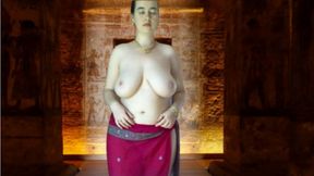 Beautiful, sensual Egyptian, Topless Belly dance. But it went explicit at the end. Full nude, ass, pussy close up!