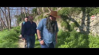 Sabrina Ice shows her tits and tries with Axel Ramirez and his friends