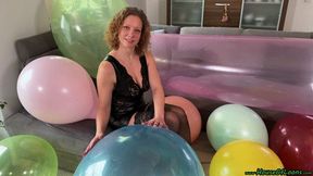 erotic topless bouncing and nail2pop balloons