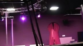 Veronica Belli Dances on Stage and on Top of Giant Cock