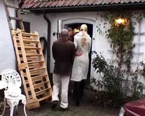 Beautiful Blonde French enjoys hot threesome