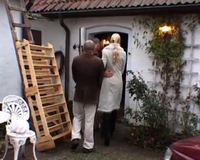 Beautiful Blonde French enjoys hot threesome