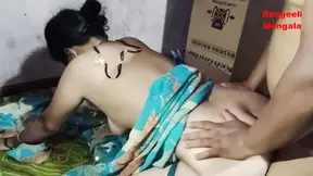 Indian Housewife Mangala&#039;s Husband Suck Her Pussy And Put Sperm On Her Back After Fucking