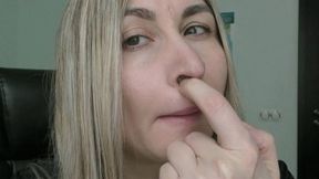 Wear no makeup, Just Pick your nose without shame WMV FULL HD 1080p
