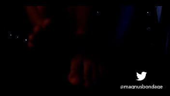 BoloDeMorango shows off his feet after a workout at the gym