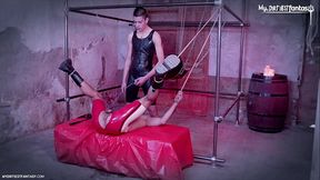 Submissive slut gets pissed and used