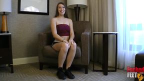 super wrinkled soles! kimber lee makes philly jhon cum so hard!