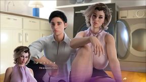 Stunning 3D Anime Babe Gets Trapped for Intense Visual Novel Action