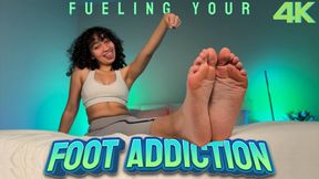 Fueling Your Foot Addiction 4K - FOOT WORSHIP, FOOT SLAVE TRAINING, SOLES WORSHIP, WIGGLING TOES by Goddess Ada