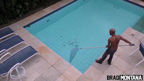 milf casada ines ventura fez anal com jardineiro dotado e pediu leite na boquinha