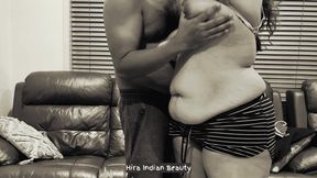 Horny Stepdaughter-in-law Taboo Indian MILF Fondling Big Tits & Bush Fingering